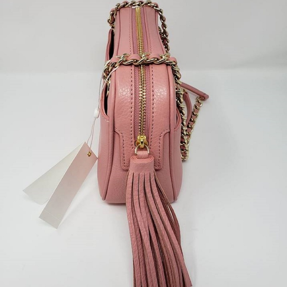 New Tory Burch Bombe W. Chain Pink Cross Body Bag - Picture 5 of 8